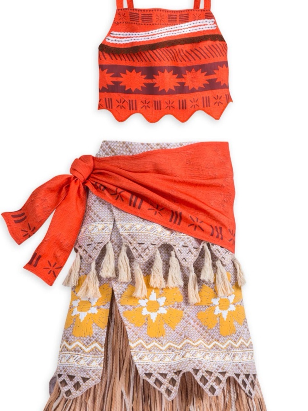 Disney Store Moana Dress Costume Size 4 NWT